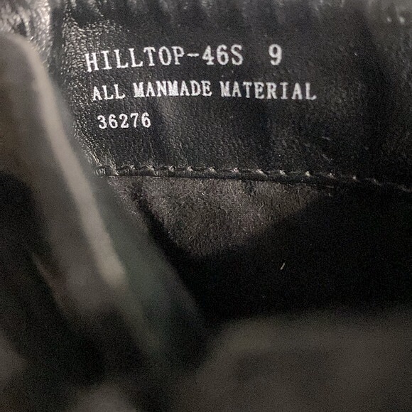 Bamboo black suede booties, size 9. - Picture 5 of 11